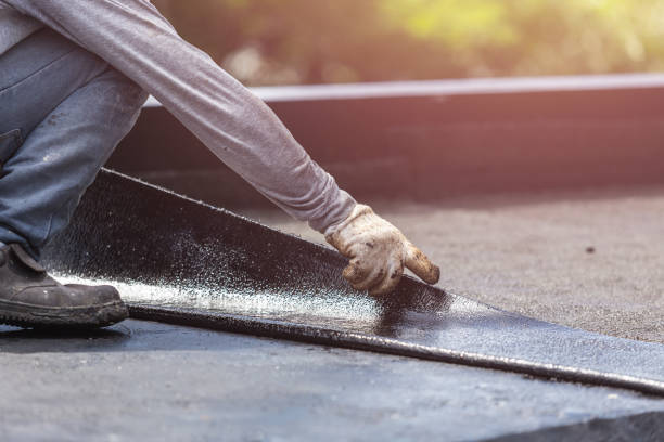 Professional Waterproofing technician working in Dunkirk, OH